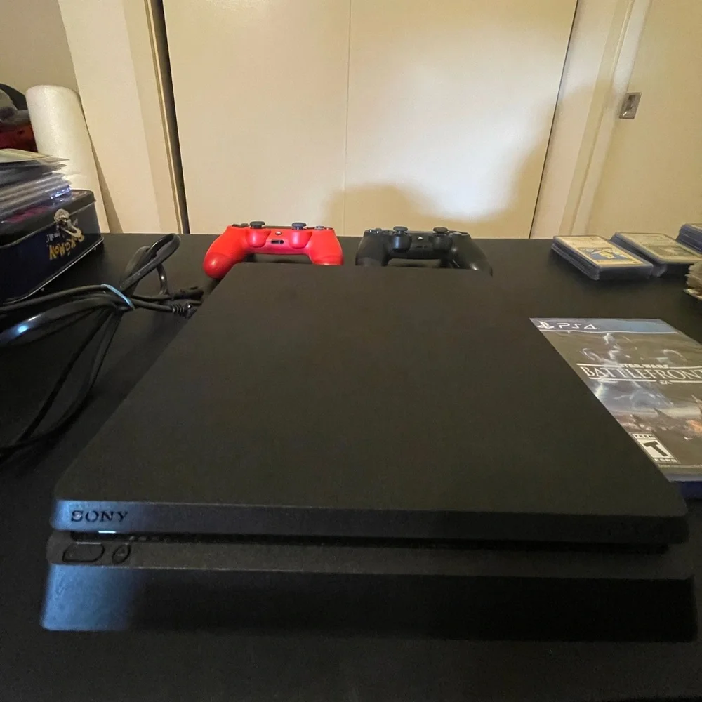 Play Station 4 with 1 TB hard drive.